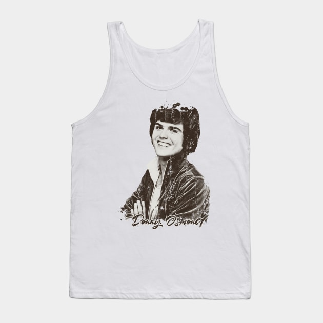 Retro Vintage Aesthetic - Donald Clark Osmond Tank Top by sgregory project